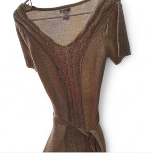 Body Central V-Neck Brown Sweater